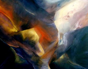 Peinture intitulée "QUIÉTUDE 2" par Brigitte Krief, Œuvre d'art originale, Huile