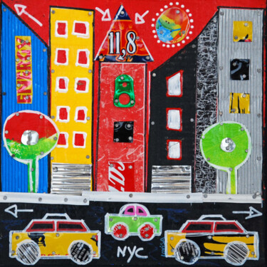 11,8 Collages intitulée "11,8" par Brigitte Lovisa, Œuvre d'art originale, Collages