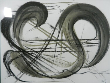 Drawing titled "DENA" by Brigitte Maillard (ROBRIMA), Original Artwork, Chalk