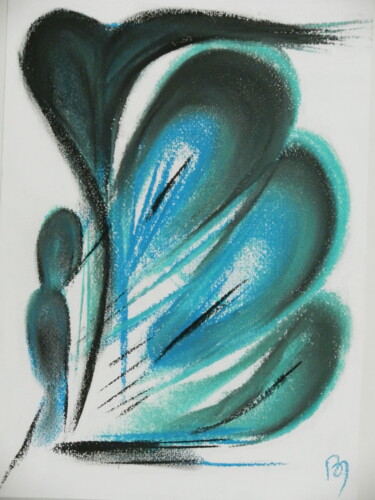 Drawing titled "ADAE" by Brigitte Maillard (ROBRIMA), Original Artwork, Chalk