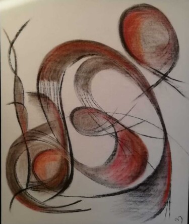 Drawing titled "CRIOS" by Brigitte Maillard (ROBRIMA), Original Artwork, Pastel