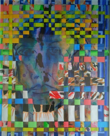 Schilderij getiteld "Ce qui se trame" door Brigitte Mathé (MBL), Origineel Kunstwerk, Anders