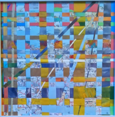 Peinture intitulée "Ce qui se trame 07" par Brigitte Mathé (MBL), Œuvre d'art originale, Encre