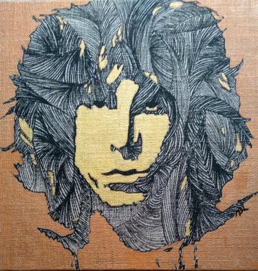 Peinture intitulée "The end (Jim Moriss…" par Brigitte Mathé (MBL), Œuvre d'art originale, Acrylique Monté sur Carton