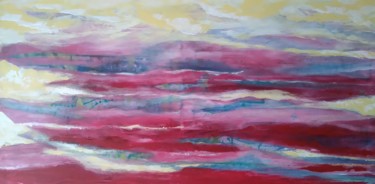 Painting titled "Ailleurs" by Brigitte Mathé (MBL), Original Artwork, Acrylic