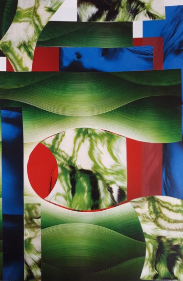 Collages titled "Sans titre COL7" by Brigitte Mathé (MBL), Original Artwork