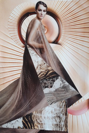 Collages titled "Sans titre COL9" by Brigitte Mathé (MBL), Original Artwork