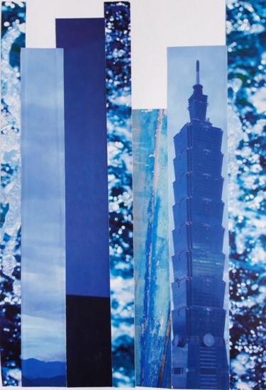 Collages intitulée "Sans titre COL12" par Brigitte Mathé (MBL), Œuvre d'art originale, Collages