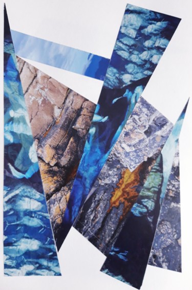 Collages intitolato "Sans titre COL 13" da Brigitte Mathé (MBL), Opera d'arte originale, Collages