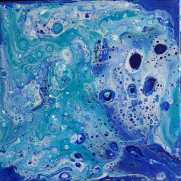 Painting titled "Grand splash" by Brigitte Mathé (MBL), Original Artwork, Acrylic