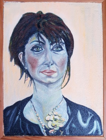 Peinture intitulée "Emmanuelle 1 "série…" par Brigitte Mathé (MBL), Œuvre d'art originale, Huile