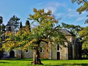 Photography titled "Chapelle du Causse" by Brigitte Mathé (MBL), Original Artwork