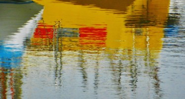 Photographie intitulée "Le bateau jaune" par Brigitte Mathé (MBL), Œuvre d'art originale