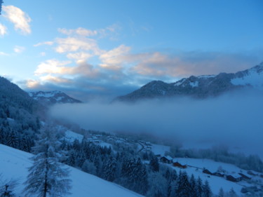 Fotografia intitolato "Petit matin, Collec…" da Brigitte Mathé (MBL), Opera d'arte originale