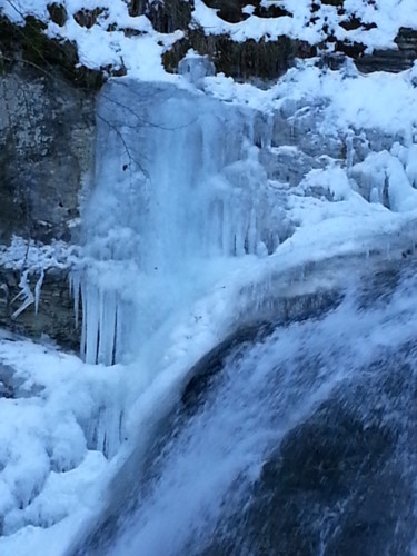 Fotografia intitolato "La Cascade de Nyon…" da Brigitte Mathé (MBL), Opera d'arte originale