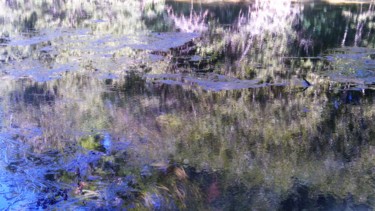 Photography titled "Reflets troubles" by Brigitte Mathé (MBL), Original Artwork