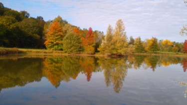 Photographie intitulée "Quercy Flamboyant 2" par Brigitte Mathé (MBL), Œuvre d'art originale