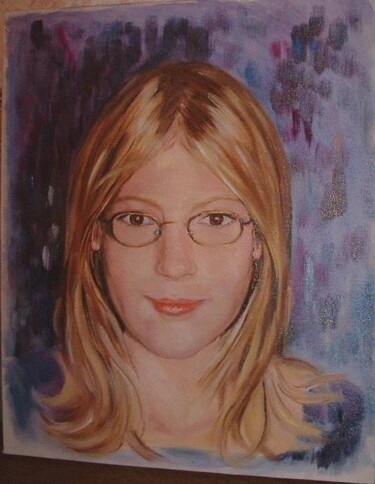 Painting titled "gwen" by Brigitte Nellissen (Ster), Original Artwork