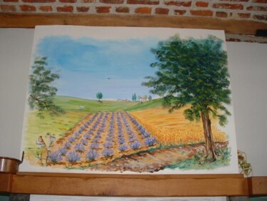 Peinture intitulée "fresque" par Ster, Œuvre d'art originale
