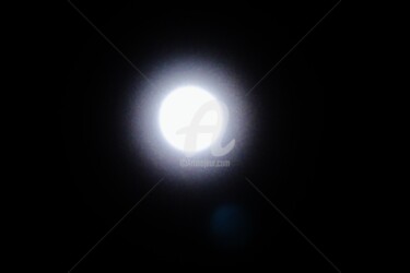 Photographie intitulée "Pleine lune du 19-f…" par Brigitte Payen (B.PAYEN), Œuvre d'art originale, Photographie numérique