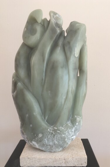 雕塑 标题为“confinement” 由Brigitte Perez, 原创艺术品, 石