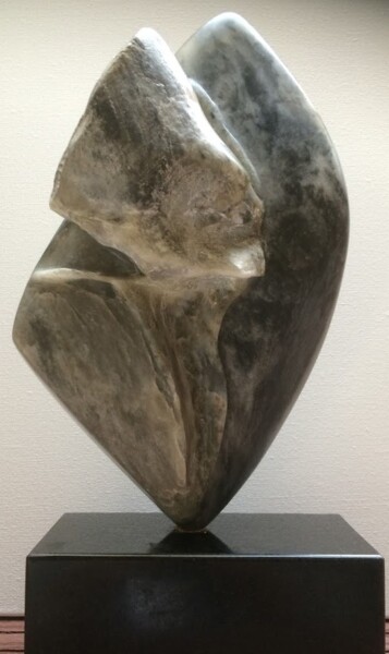 Sculpture titled "Néfertiti" by Brigitte Perez, Original Artwork, Stone