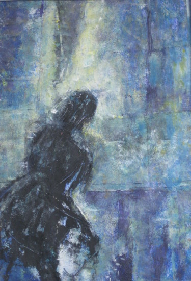 Peinture intitulée "mélancolie" par Loir, Œuvre d'art originale, Acrylique
