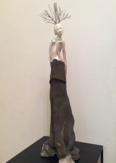 Sculpture intitulée "Femmarbre" par Brigitte Reina, Œuvre d'art originale