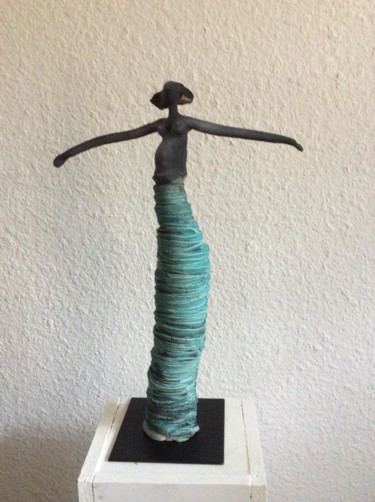 Escultura titulada "Namibie" por Brigitte Reina, Obra de arte original