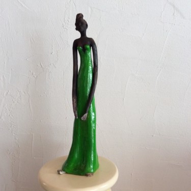 Sculpture titled "Guinee" by Brigitte Reina, Original Artwork