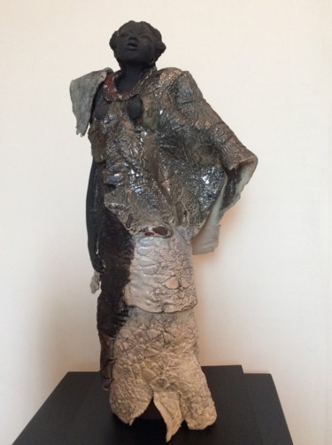 Rzeźba zatytułowany „Somalie” autorstwa Brigitte Reina, Oryginalna praca