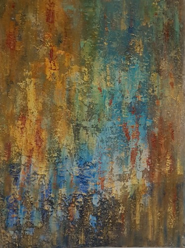 Painting titled "Corrosion" by Brigitte.S, Original Artwork, Acrylic