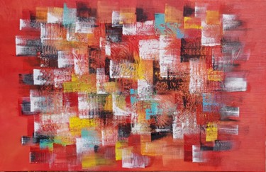 Peinture intitulée "Texture" par Brigitte.S, Œuvre d'art originale, Acrylique