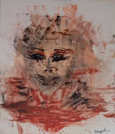 Peinture intitulée "Muse" par Brigitte.S, Œuvre d'art originale, Acrylique