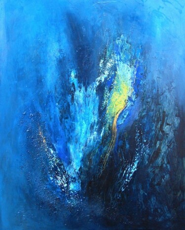 Painting titled "Turbulences" by Brigitte Tarrats (Tarrats), Original Artwork, Acrylic