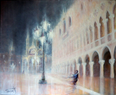 Painting titled "San Marco" by Brigitte Tarrats (Tarrats), Original Artwork, Oil