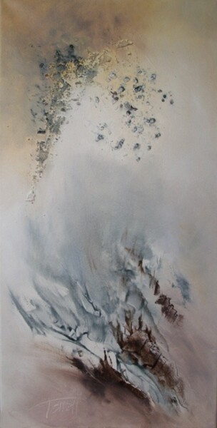 Peinture intitulée "Parabole" par Brigitte Tarrats (Tarrats), Œuvre d'art originale, Huile