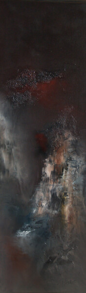 Malerei mit dem Titel "Orient lointain" von Brigitte Tarrats (Tarrats), Original-Kunstwerk, Öl