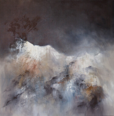 Pintura intitulada "Sous un ciel ni ble…" por Brigitte Tarrats (Tarrats), Obras de arte originais, Óleo