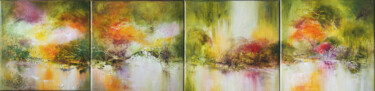 Schilderij getiteld "A Taste of Paradise" door Brigitte Tarrats (Tarrats), Origineel Kunstwerk, Olie