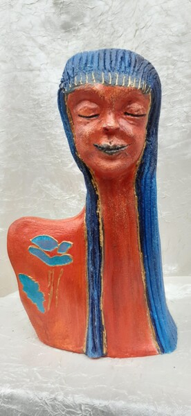 Sculpture intitulée "Joyeuseté" par Brigitte Bodo, Œuvre d'art originale, Argile