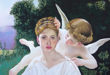 Peinture intitulée "Détail du tableau d…" par Brigitte Bouron, Œuvre d'art originale, Pastel