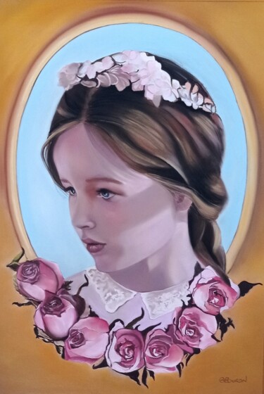 Peinture intitulée "Mathilde" par Brigitte Bouron, Œuvre d'art originale, Pastel