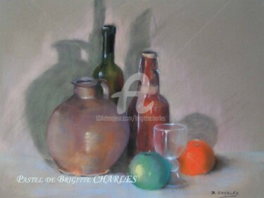 Peinture intitulée "COULEURS ACIDULEES" par Brigitte Charles, Œuvre d'art originale, Huile