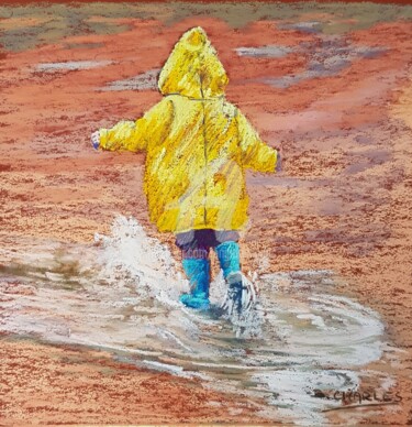 Peinture intitulée "Wrouuumm.jpg" par Brigitte Charles, Œuvre d'art originale, Pastel