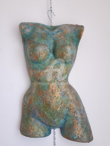 Skulptur mit dem Titel "Venus" von Brigitte Dravet, Original-Kunstwerk, Acryl