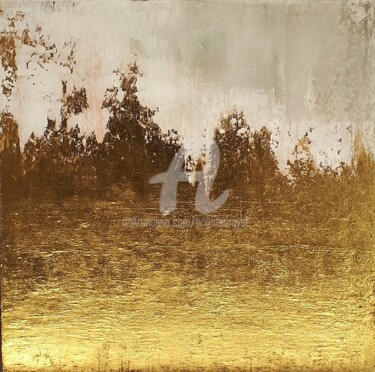 Pittura intitolato "Lumiere doree" da Brigitte Dravet, Opera d'arte originale, Acrilico