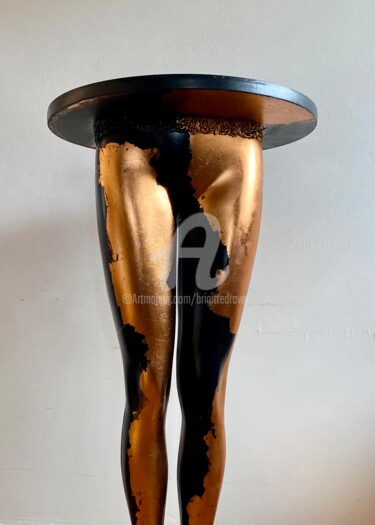 Sculpture titled "Apéro legs" by Brigitte Dravet, Original Artwork, Furniture