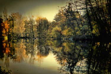 Photography titled "Riverside." by Dave English, Original Artwork, Digital Photography
