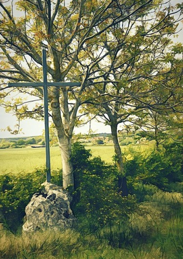 Photographie intitulée "Crossroads." par Dave English, Œuvre d'art originale, Photographie numérique